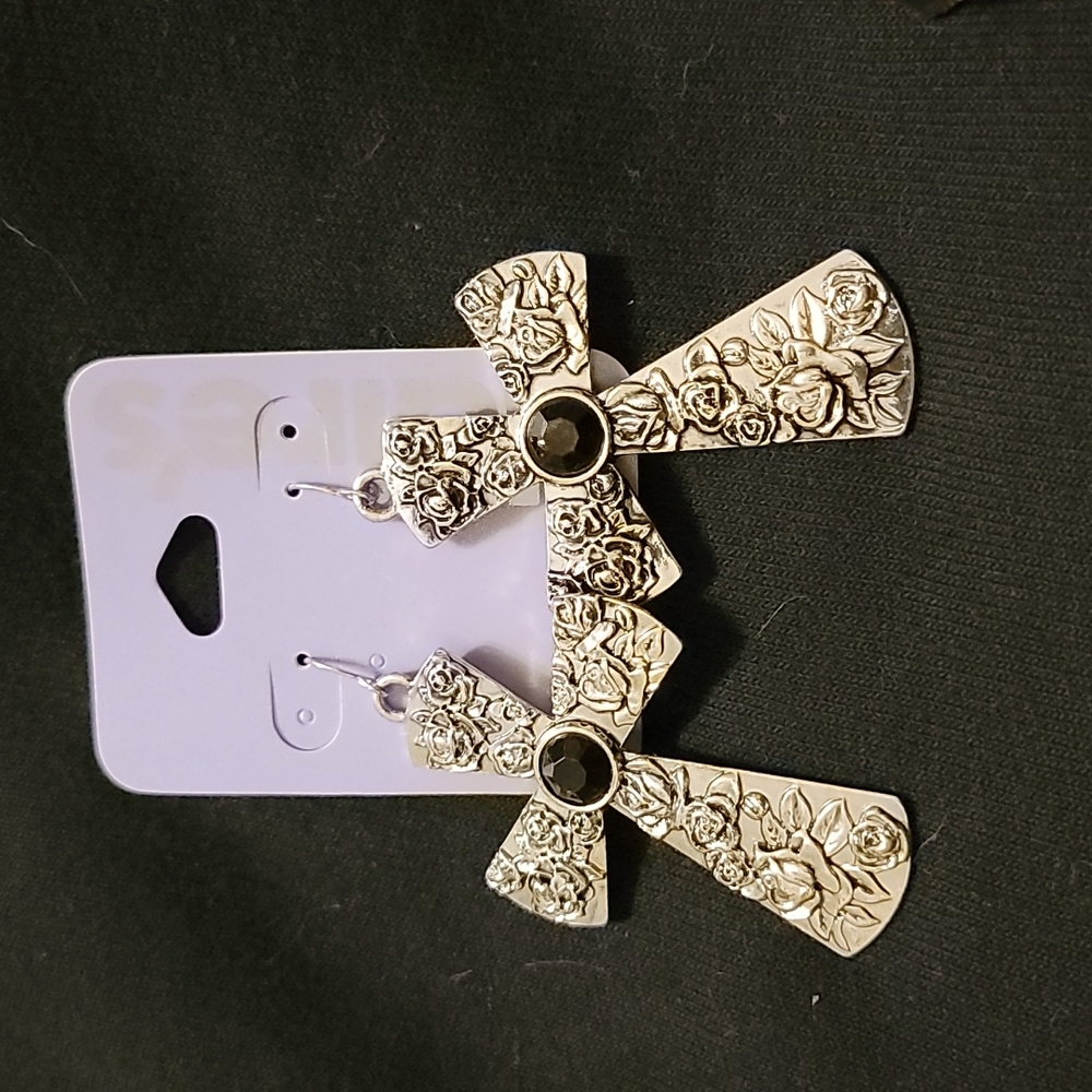 Cross earrings